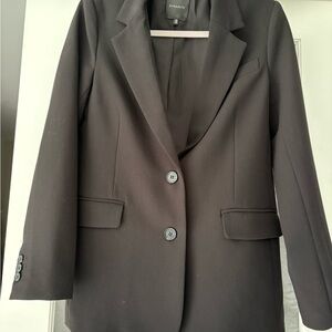 Dynamite Women's Elegant Dark Blazer